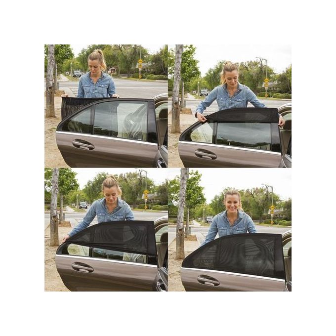 4 pièces/lot couverture de pare-soleil de fenêtre avant et arrière de voiture