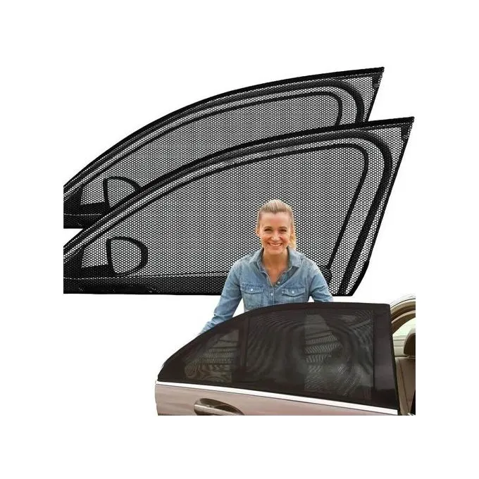 4 pièces/lot couverture de pare-soleil de fenêtre avant et arrière de voiture