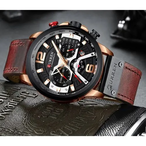 Curren Montre De Luxe - 8329 - Stylé-Marron