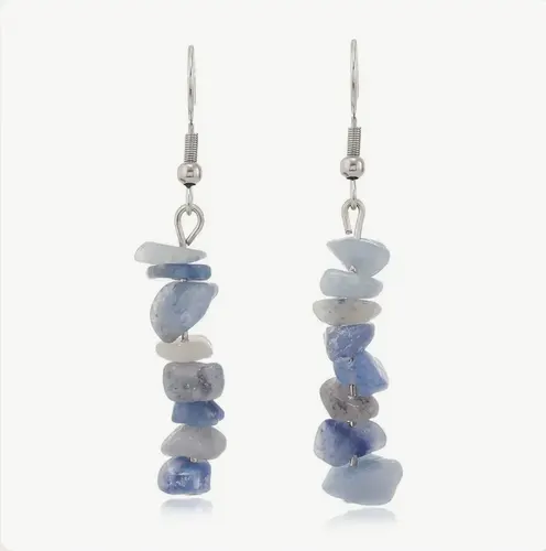 Boucles d'oreilles "Clarté de l'Esprit" en Sodalite