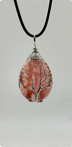 Collier “Arbre de Corail” en Cornaline