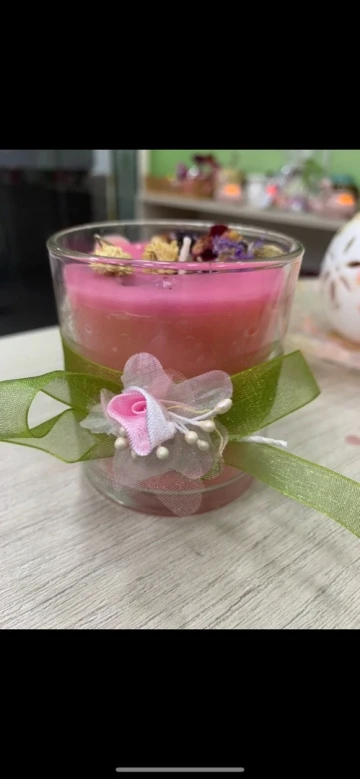 Bougies en verrine parfumées