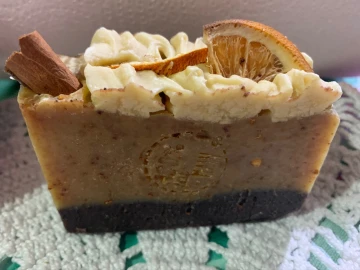 Savon à la cannelle et à la poudre d’orange