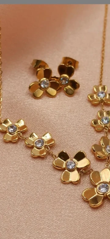 Parure en acier inoxydable garantie 10 ans..طاقم من المعدن المقاوم للصدأ مضمون 10 سنوات