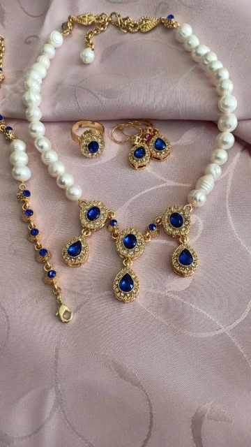 Parure en perles de culture joher hor 😍 طاقم من الجوهر الحر 🌞