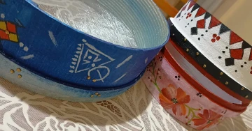 Tamis Peint à la main