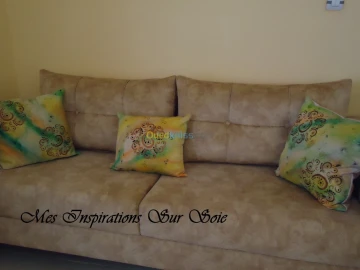 Coussins Peints à la Main