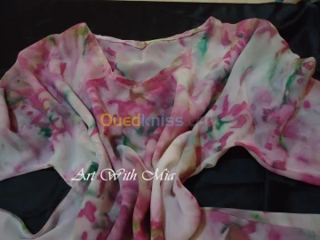 Belle Liquette, Tissu Peint À La Main