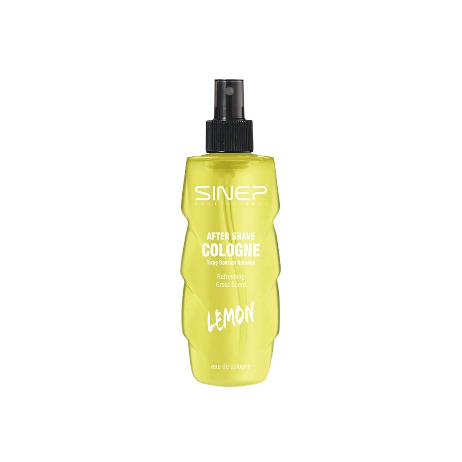 Spray après-rasage rafraîchissant pour homme SINEP Barber Cologne au parfum de citron - 400ml