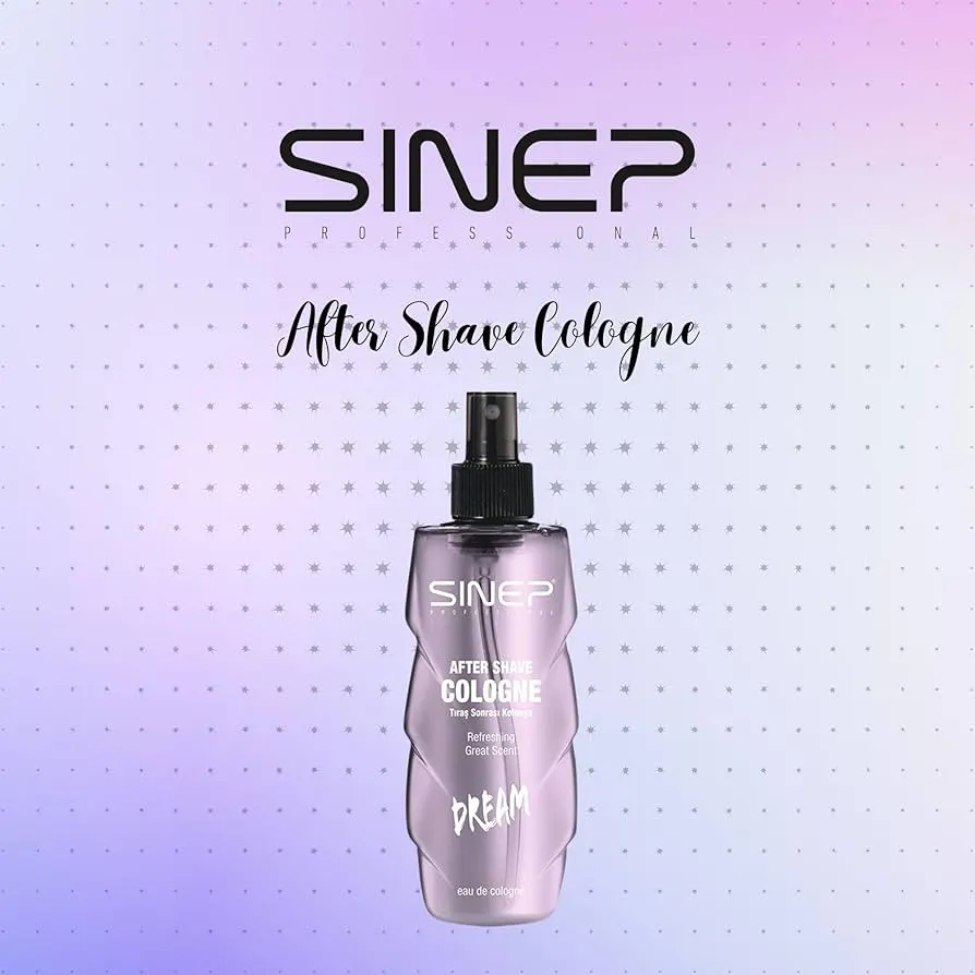 Eau de Cologne Après-Rasage SINEP Dream 400ml Fraîcheur longue durée