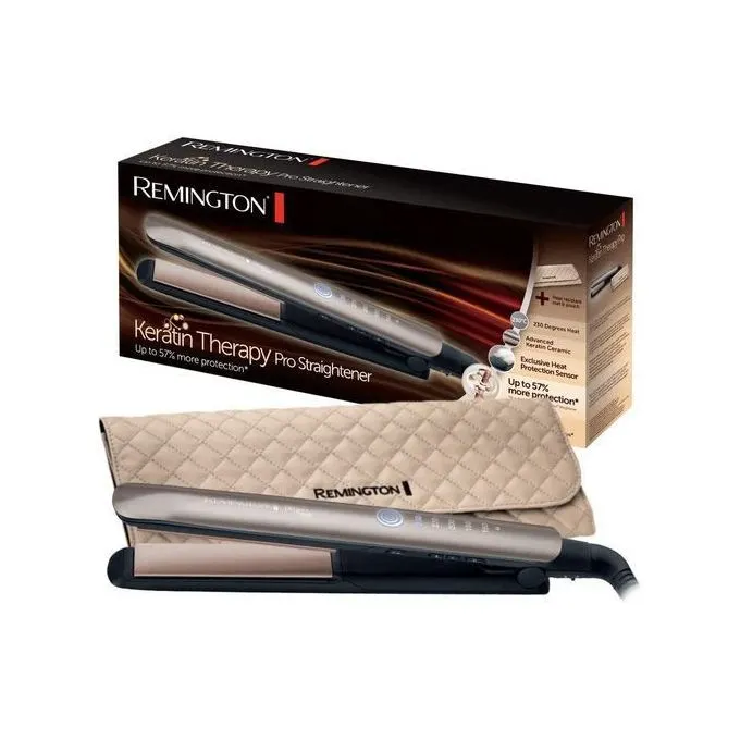 Remington Lisseur Keratin Therapy Pro Straightener - S8590 - Gris