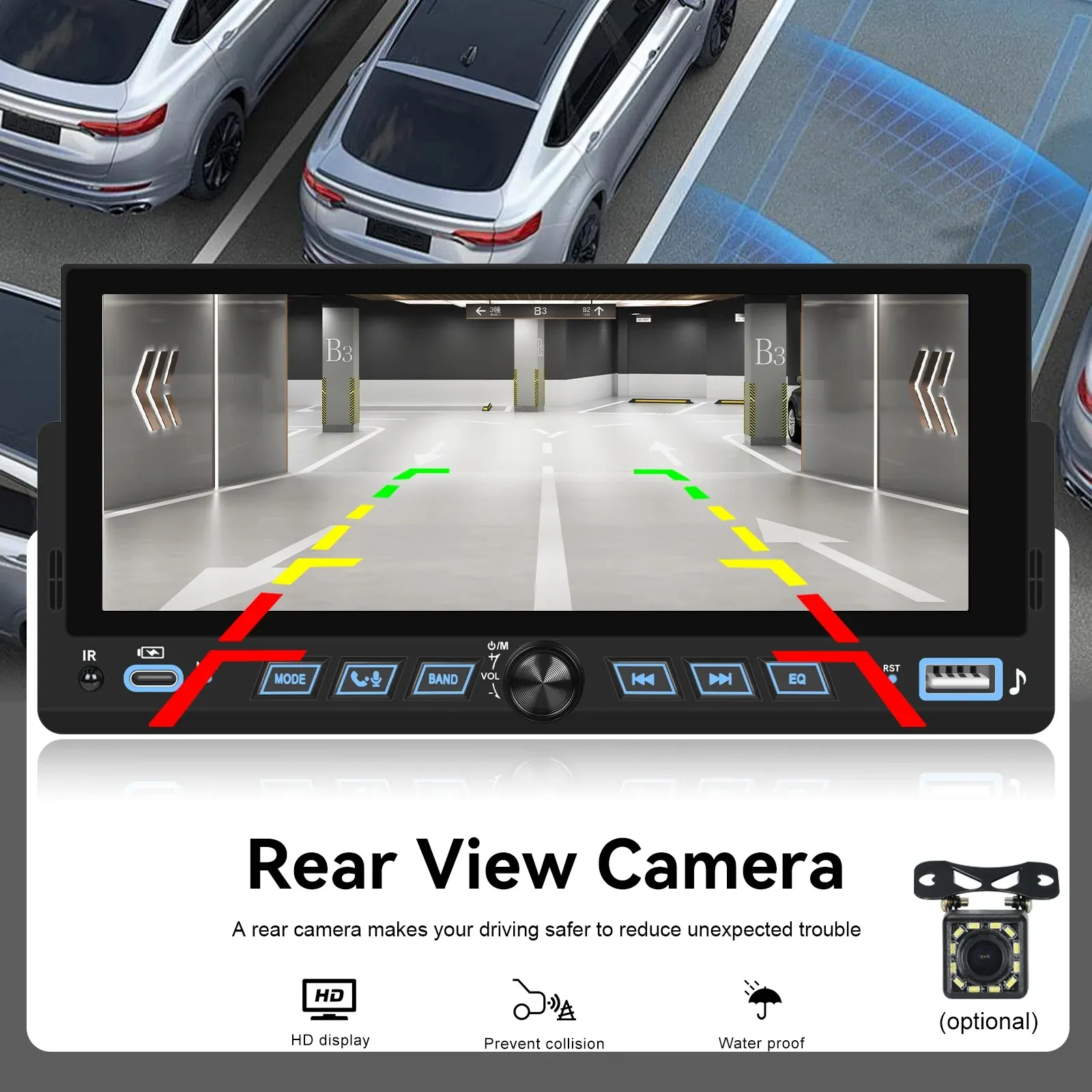 Autoradio MP5 Gazel Systems 6.86" - Carplay Sans Fil & Android Auto