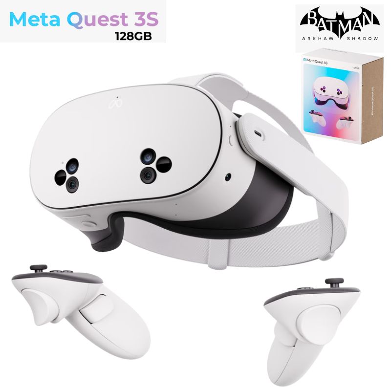 Meta Quest 3S 128 Go - Casque de Réalité Mixte (Arkham Shadow Edition)
