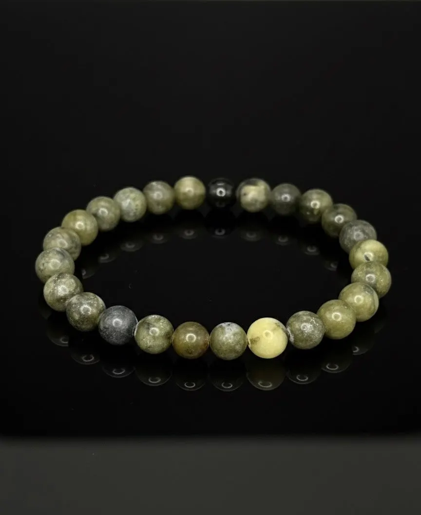 Bracelet "Harmonie & Prospérité" en Jade Néphrite
