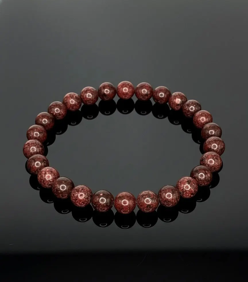 Bracelet "Passion & Énergie" en Grenat Naturel
