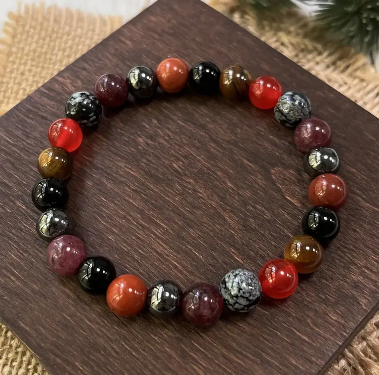 Bracelet "Talisman d'Énergies" - Alliance de Pierres Naturelles