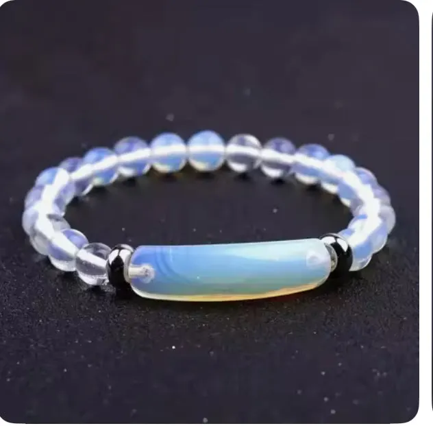 Bracelet "Arc-en-Ciel Caché" en Opale Naturelle