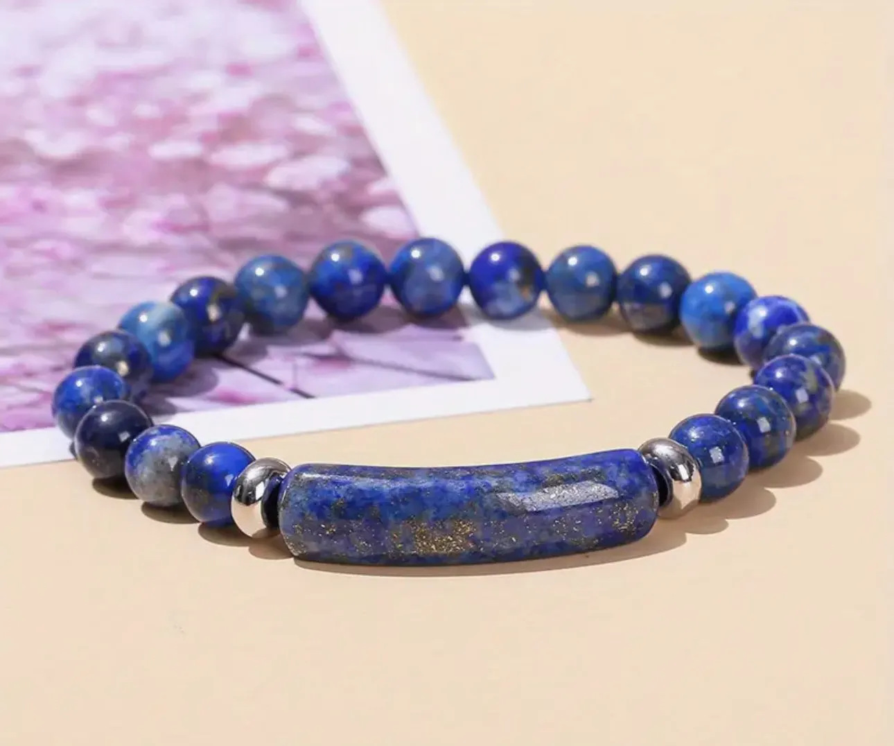 Bracelet "Sérénité Royale" en Lapis Lazuli Naturel