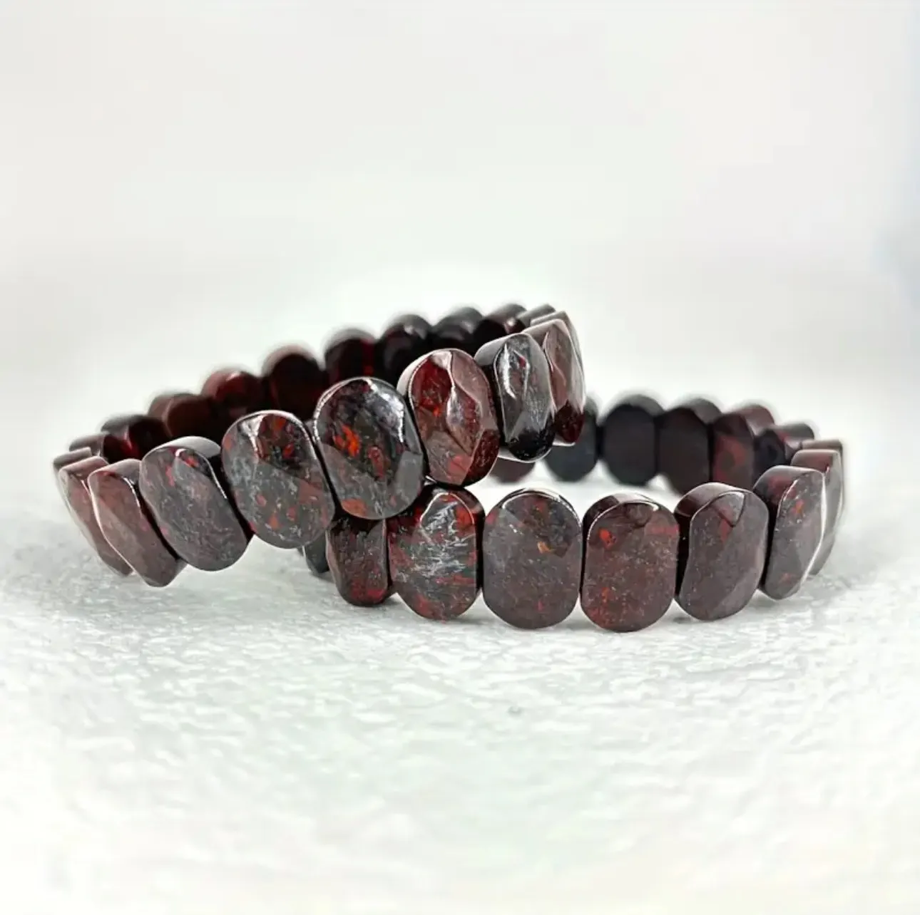 Bracelet en Grenat Naturel - Passion & Vitalité