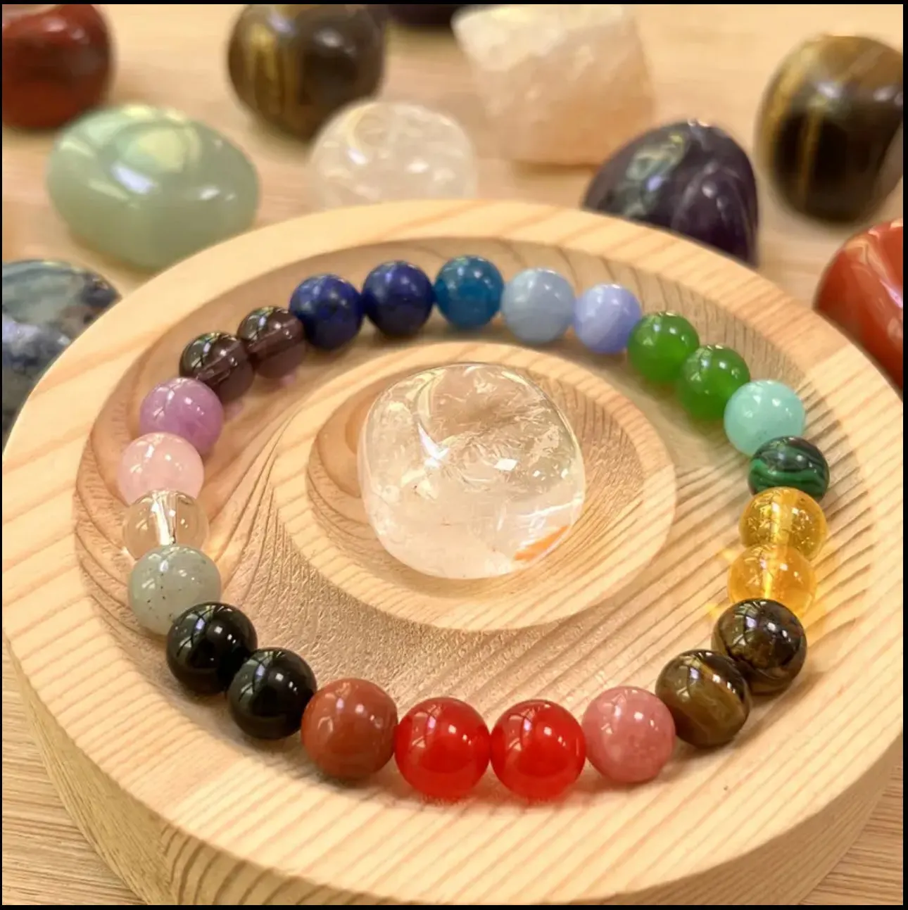 Bracelet Équilibre Chakra en Pierres Naturelles