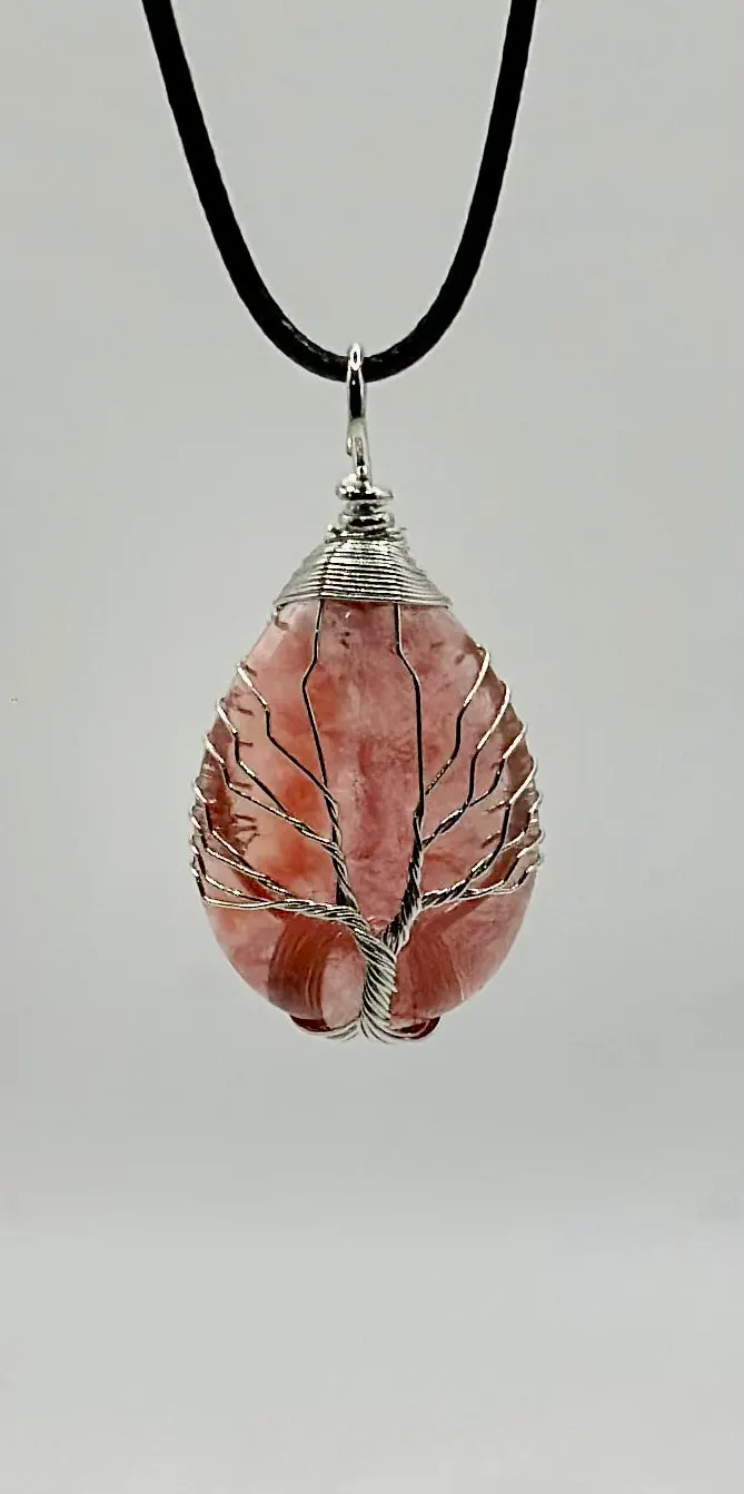 Collier “Arbre de Corail” en Cornaline