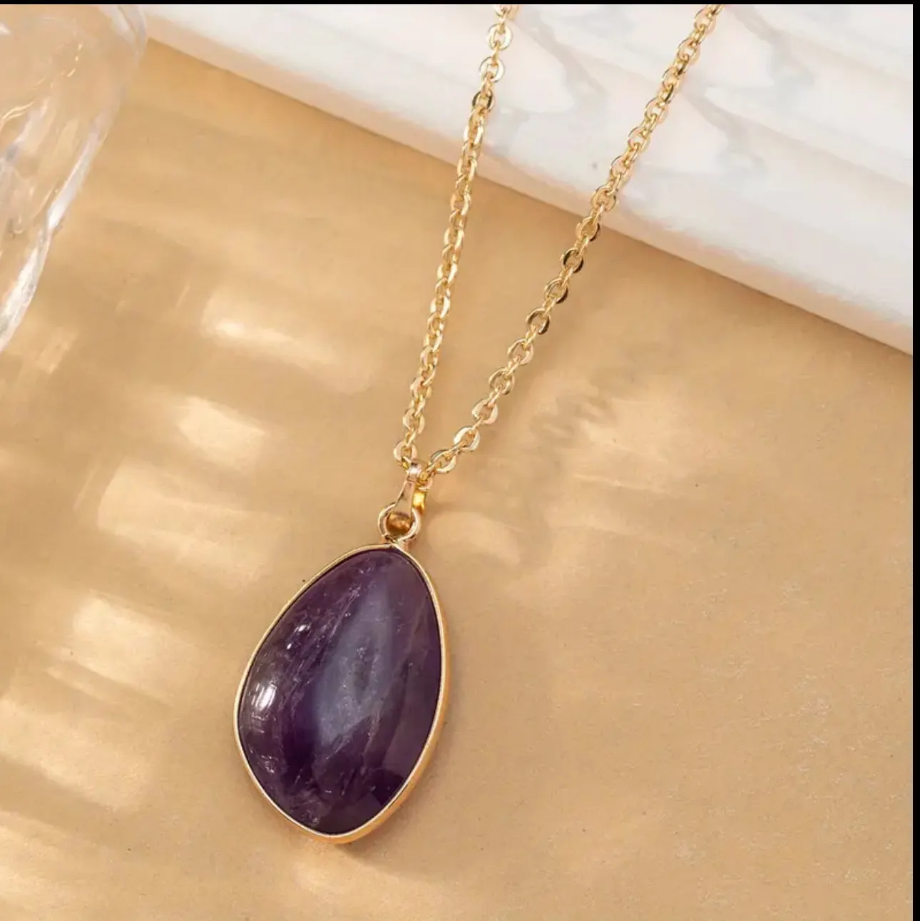 Collier “Violette Céleste” en Améthyste