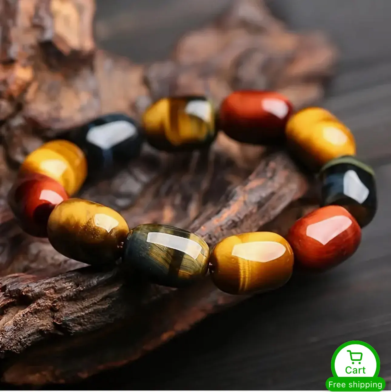 Bracelet en Œil de Tigre – Protection et Clarté Mentale