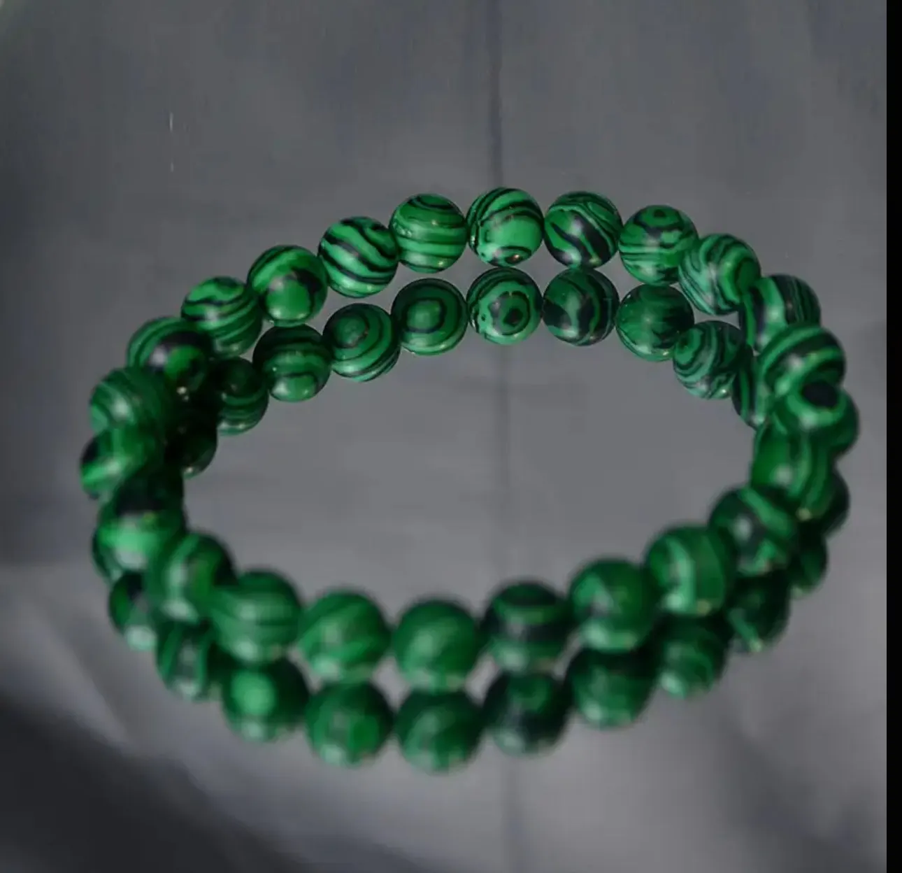 Bracelet « Transformation & Protection » — Malachite