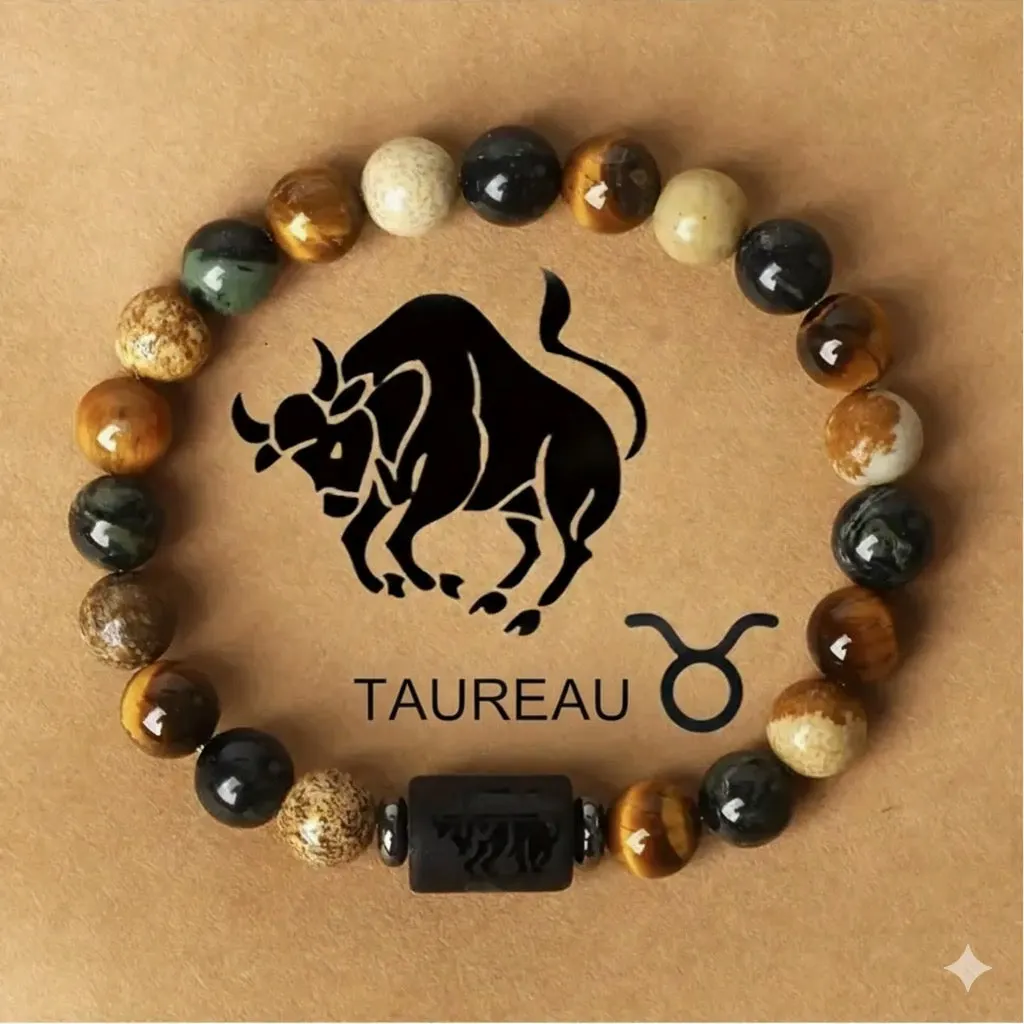 Bracelet Astro Taureau – Stabilité, Abondance & Ancrage