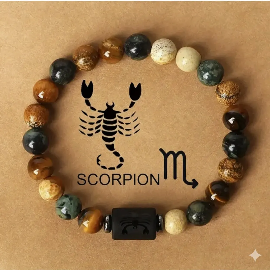 Bracelet Astro Scorpion – Passion, Intuition & Protection