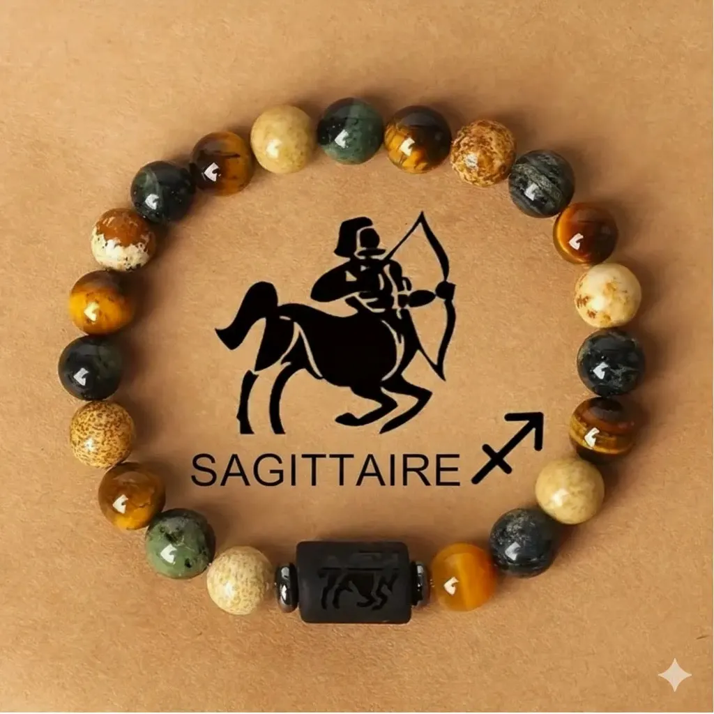 Bracelet Astro Sagittaire – Optimisme, Aventure & Équilibre