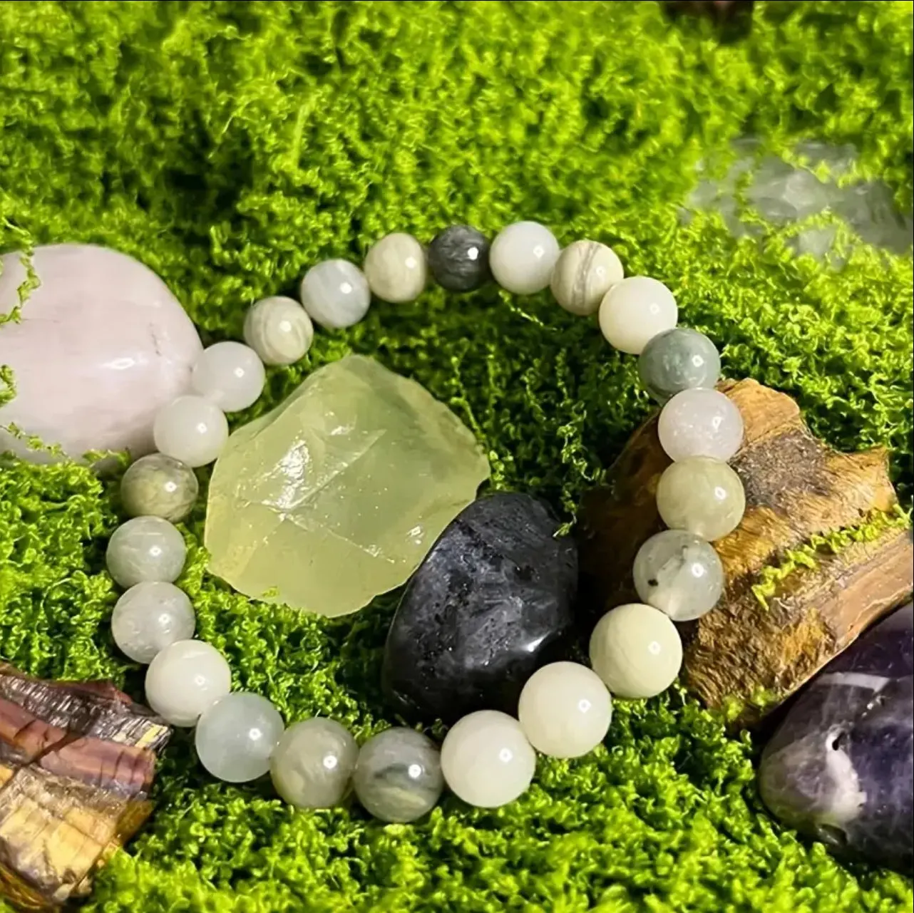 Bracelet Agate Mousse – Harmonie et Renouveau