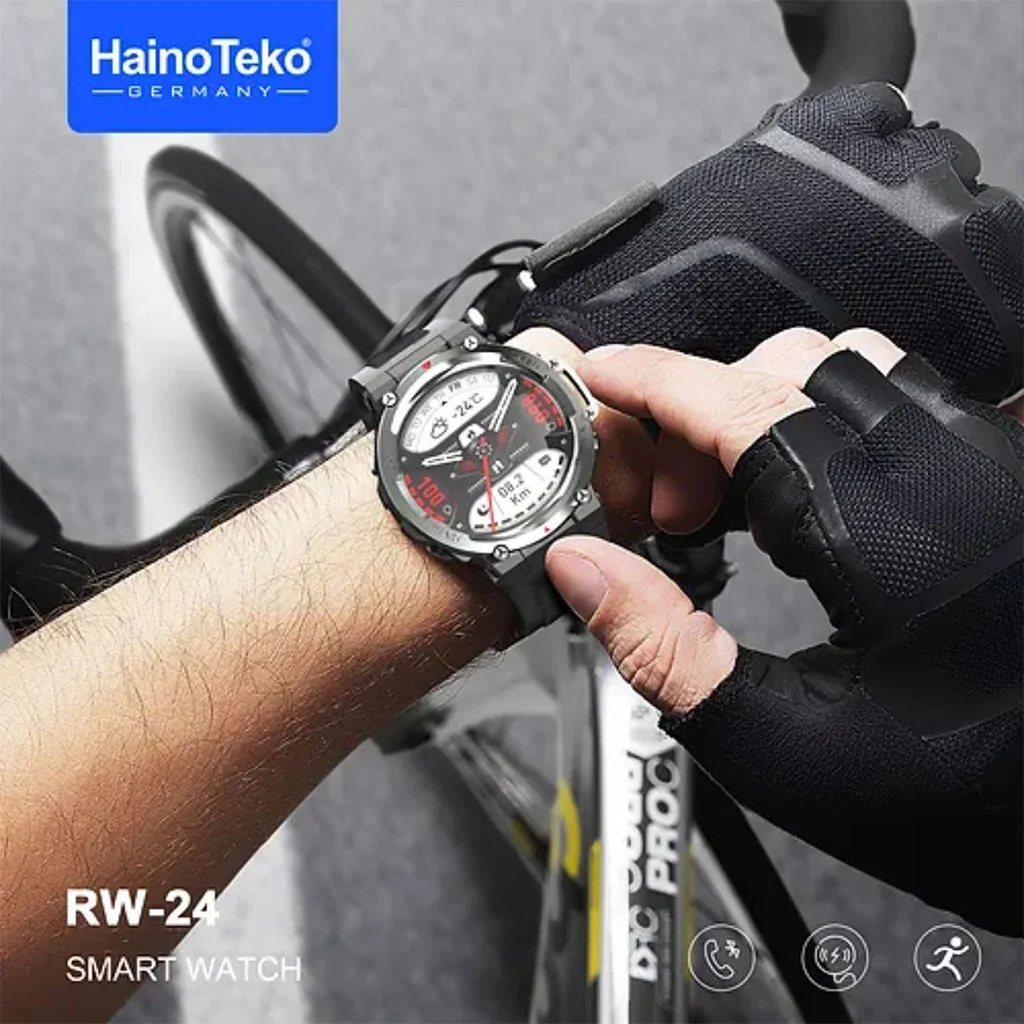 Montre Connectée Sport Haino Teko RW-24 - Robuste & Solaire