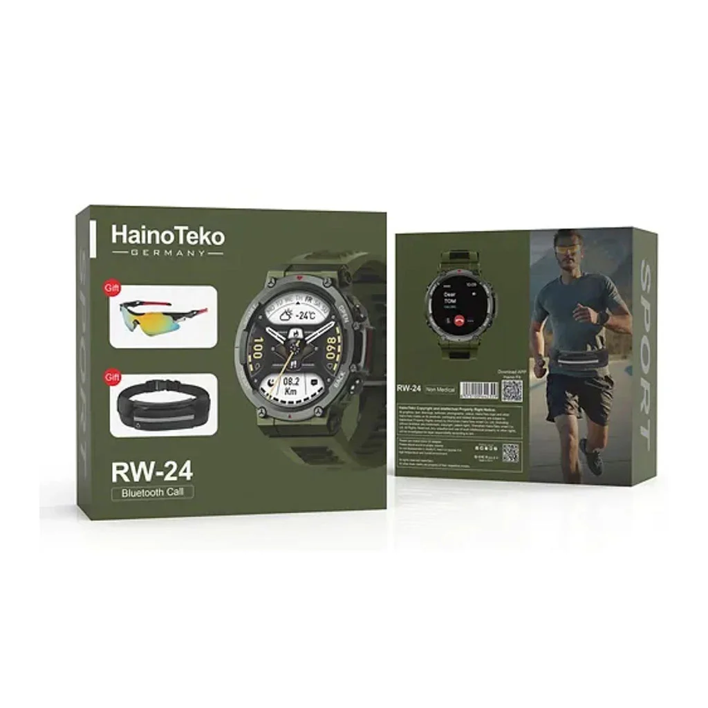 Montre Connectée Sport Haino Teko RW-24 - Robuste & Solaire
