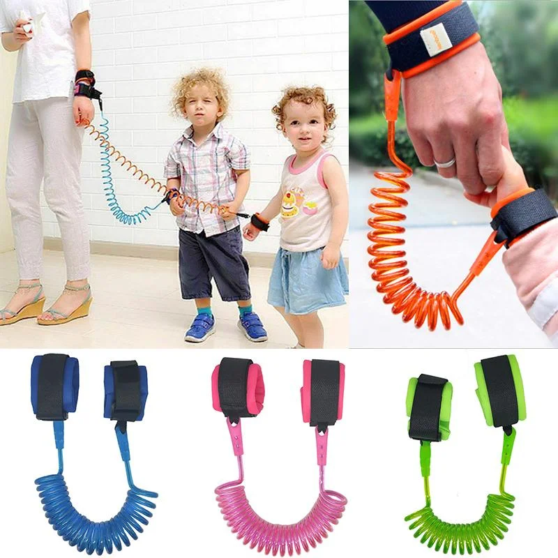 Bracelet de Sécurité Anti-Perte pour Enfant - Cordon Extensible 1.5m