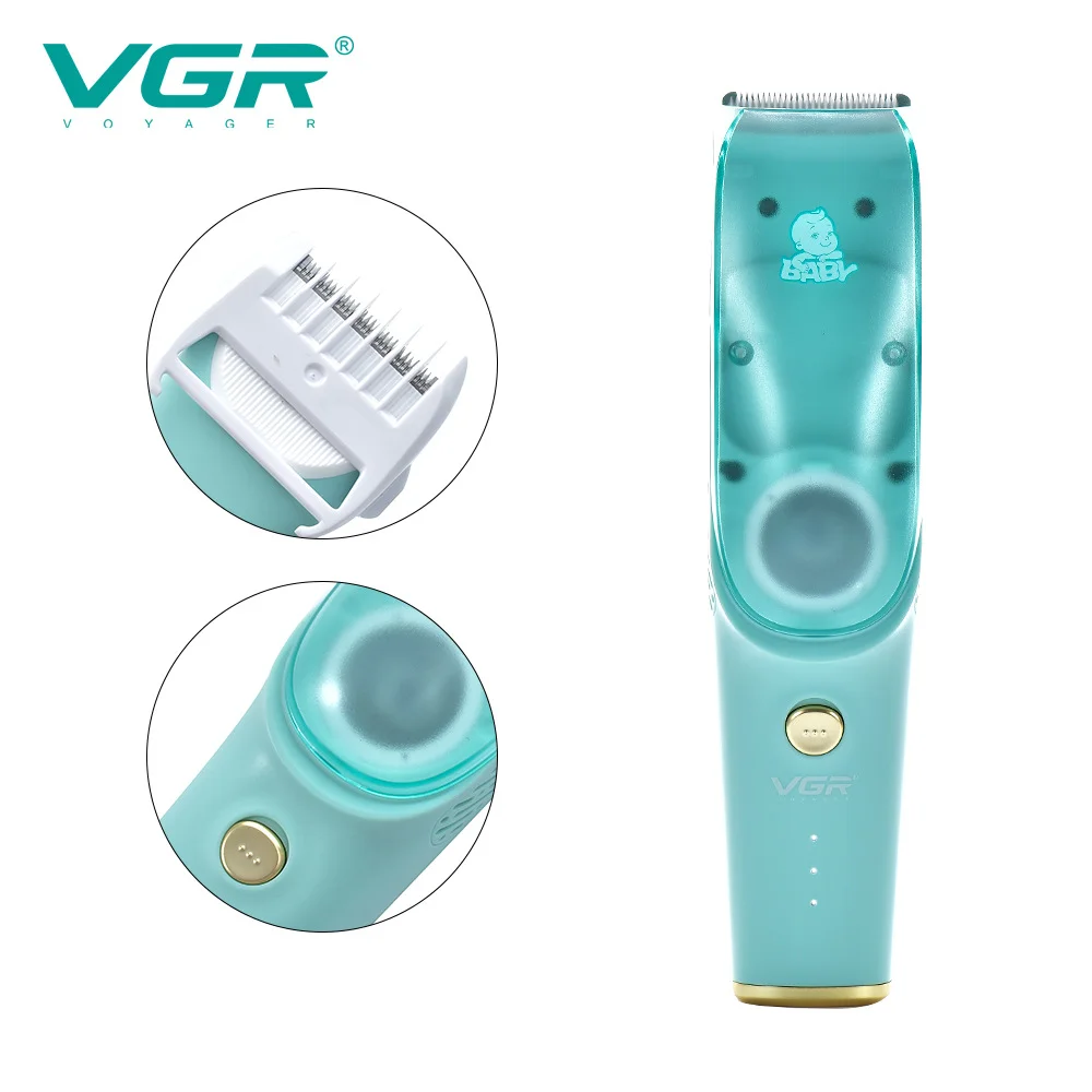 Tondeuse à Cheveux Bébé VGR V-151 - Aspiration Automatique et Ultra-Silencieuse
