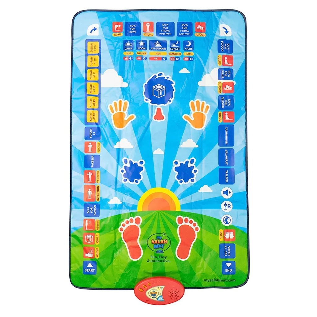 Tapis de Prière Éducatif Interactif pour Enfants - My Salah Mat