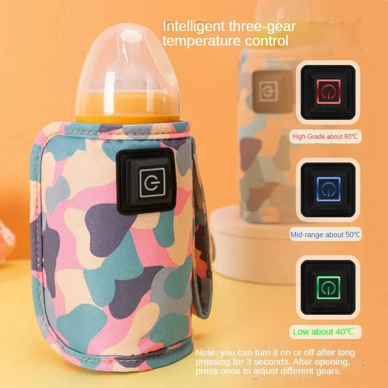 Chauffe-biberon Portable USB pour Bébé - 3 Niveaux de Température