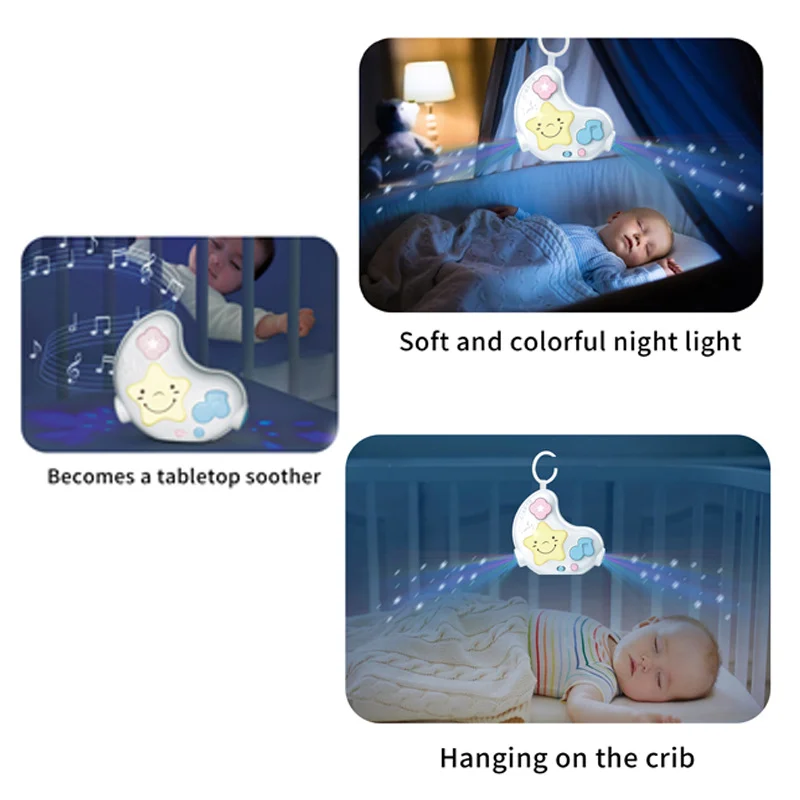 Projecteur Veilleuse Musicale avec Télécommande pour Bébé - Kids Melody
