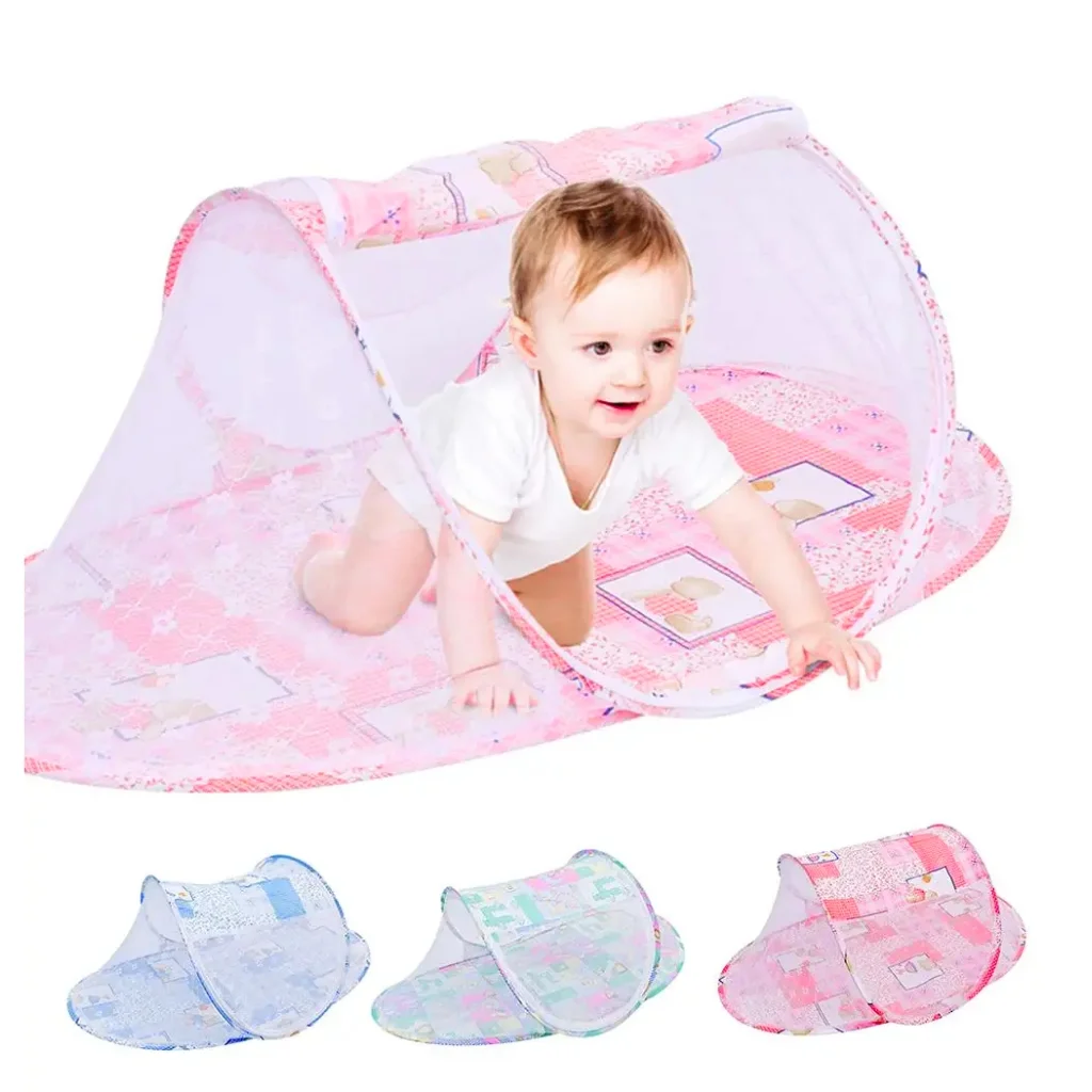 Tente Moustiquaire Pliante pour Lit Bébé - Protection Nouveau-né