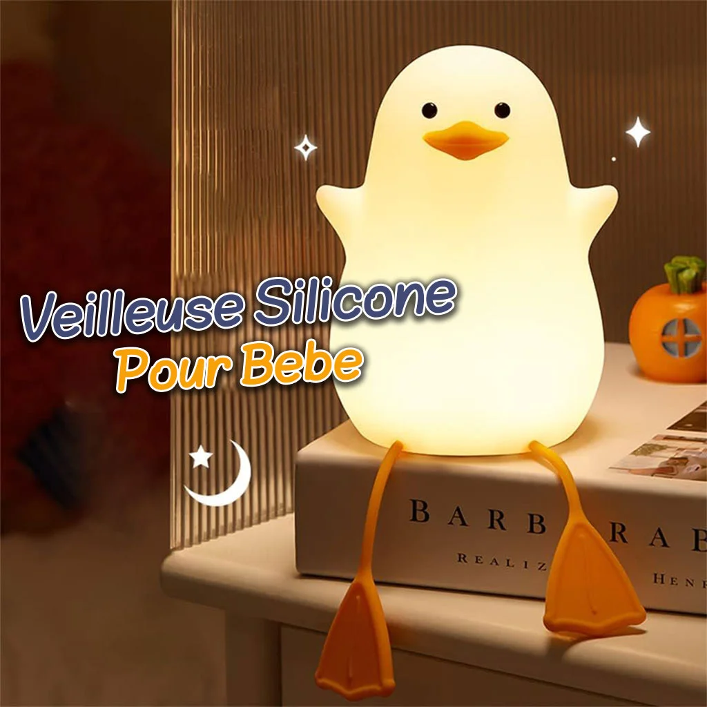 Veilleuse Mouette en Silicone Rechargeable pour Bébé - ZH117