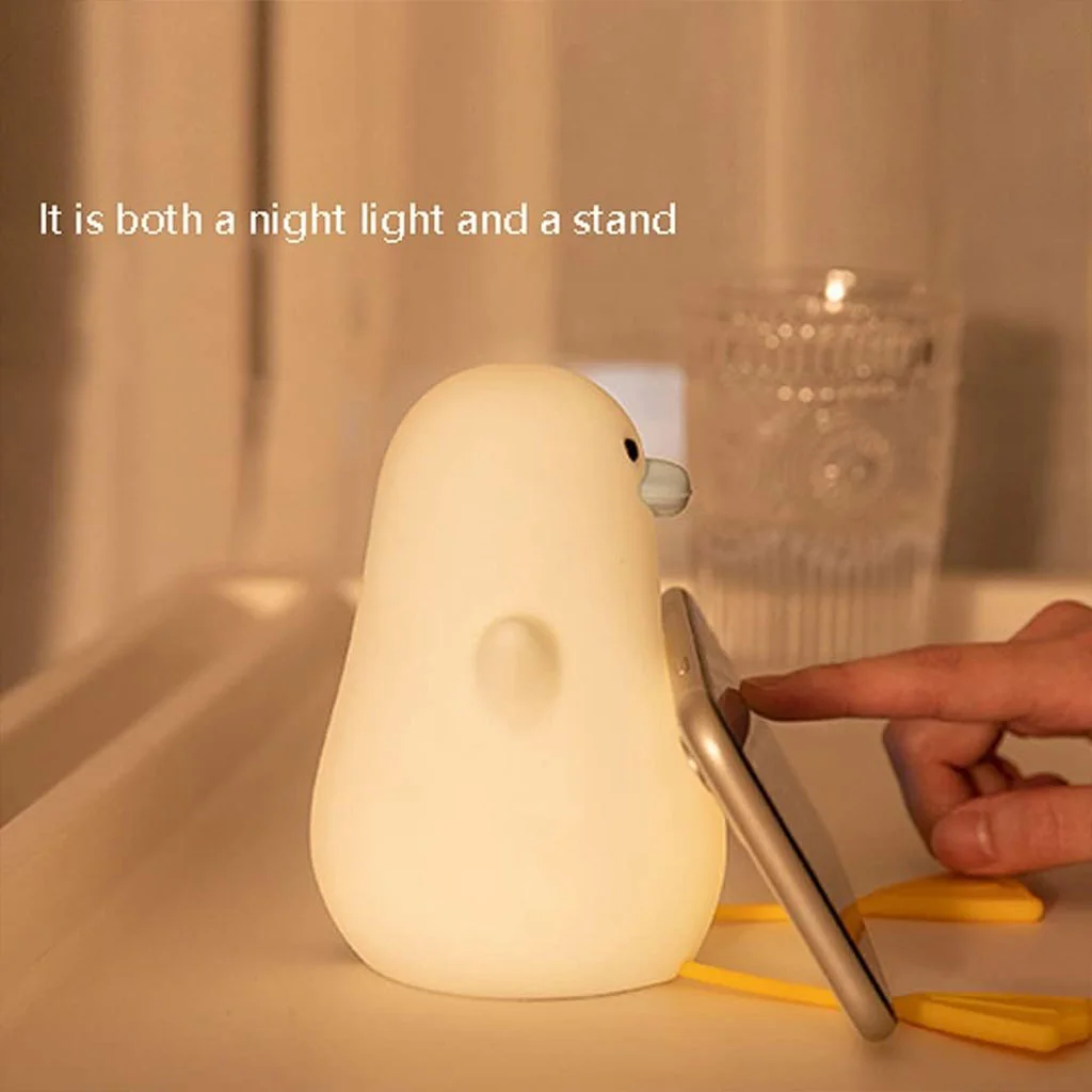 Veilleuse Mouette en Silicone Rechargeable pour Bébé - ZH117