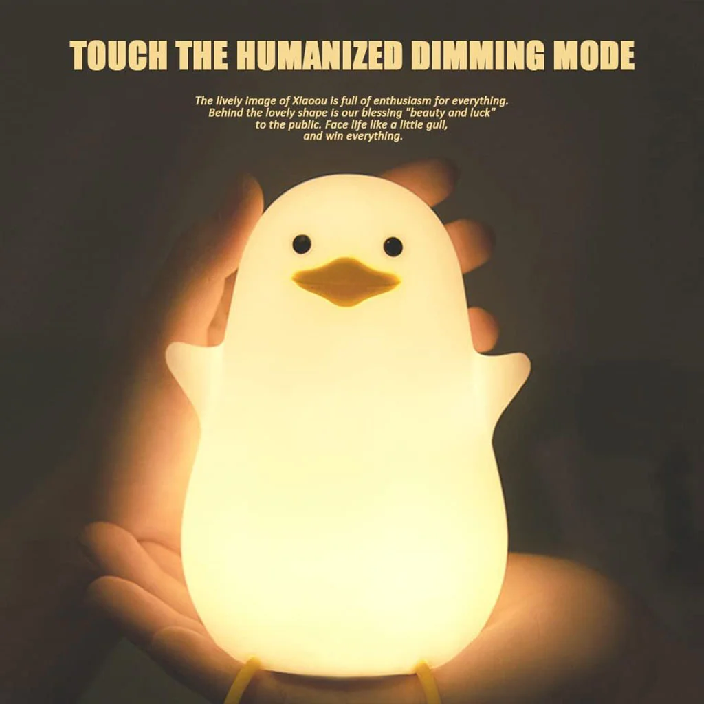 Veilleuse Mouette en Silicone Rechargeable pour Bébé - ZH117