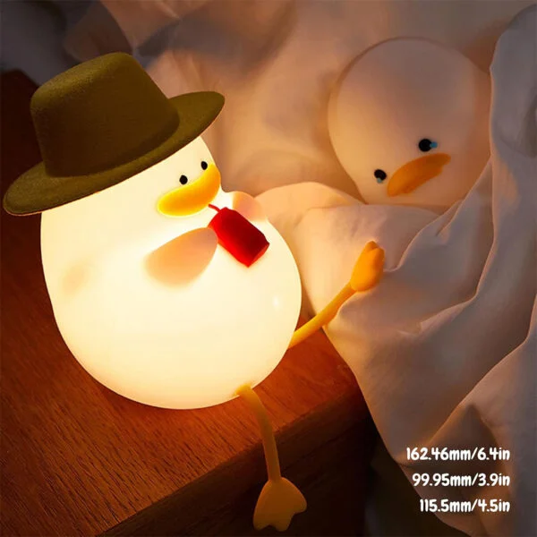 Veilleuse Canard en Silicone Rechargeable pour Bébé - ZH118