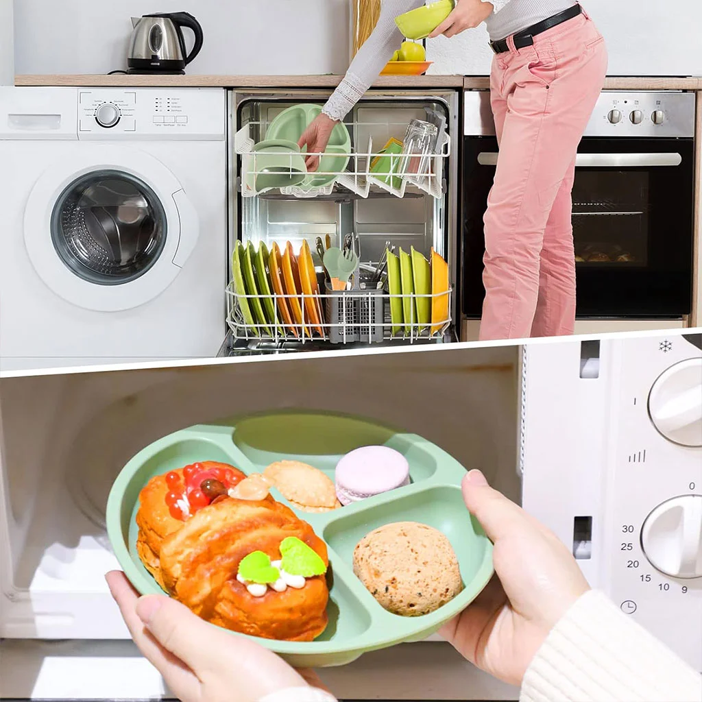 Lot de 6 Accessoires d'Alimentation en Silicone pour Bébé - Set Complet
