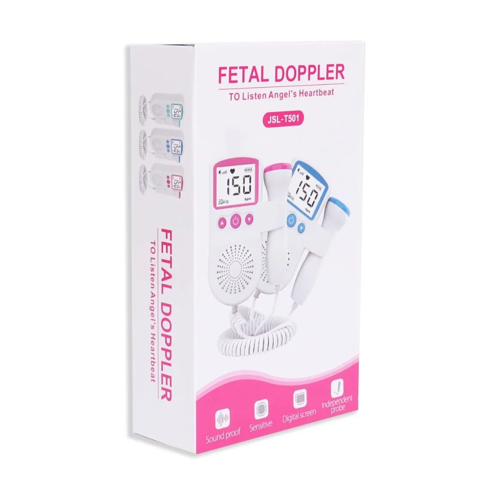 Moniteur de Fréquence Cardiaque Fœtale - Doppler Bébé LCD