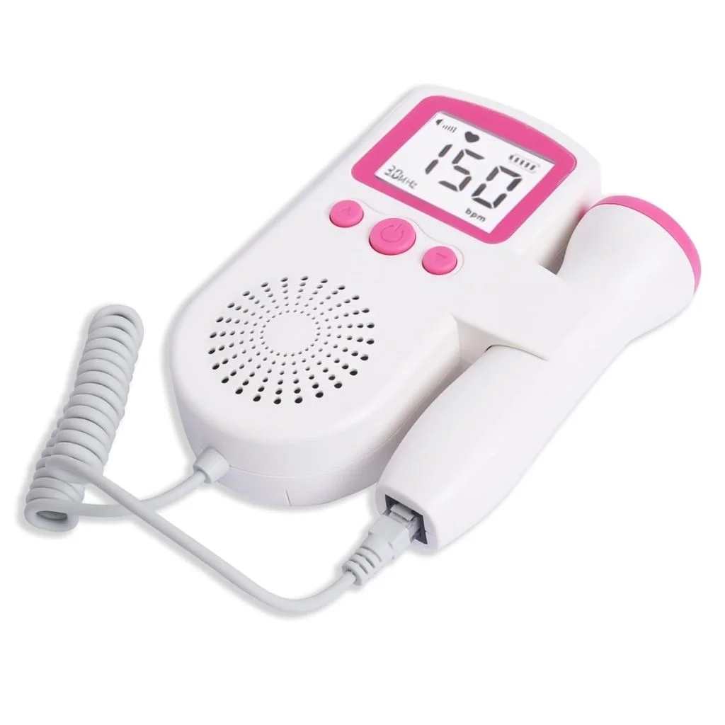 Moniteur de Fréquence Cardiaque Fœtale - Doppler Bébé LCD