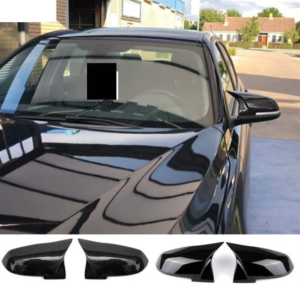 Paire de Coques de Rétroviseurs Style Batman - Look Sportif & Protection