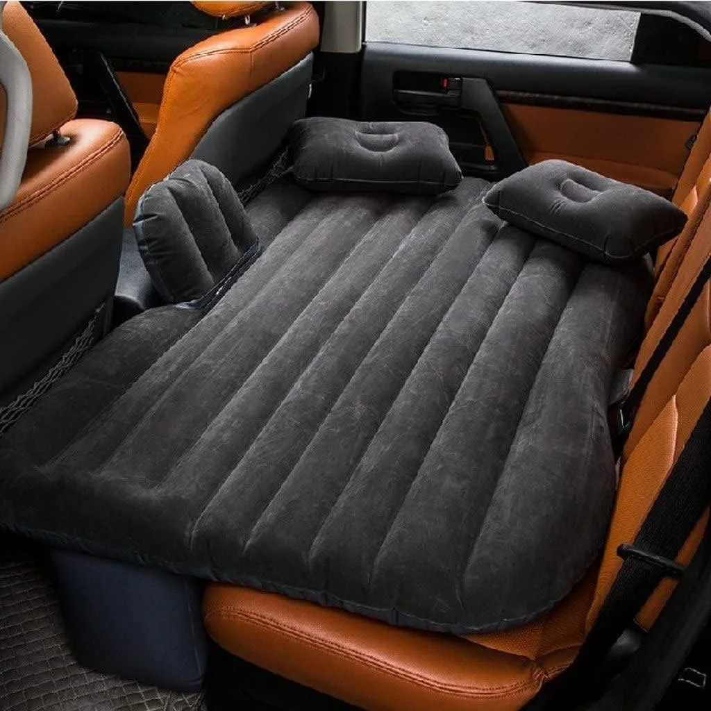 Matelas Gonflable pour Voiture Premium avec Pompe Électrique - 135x88x45 cm