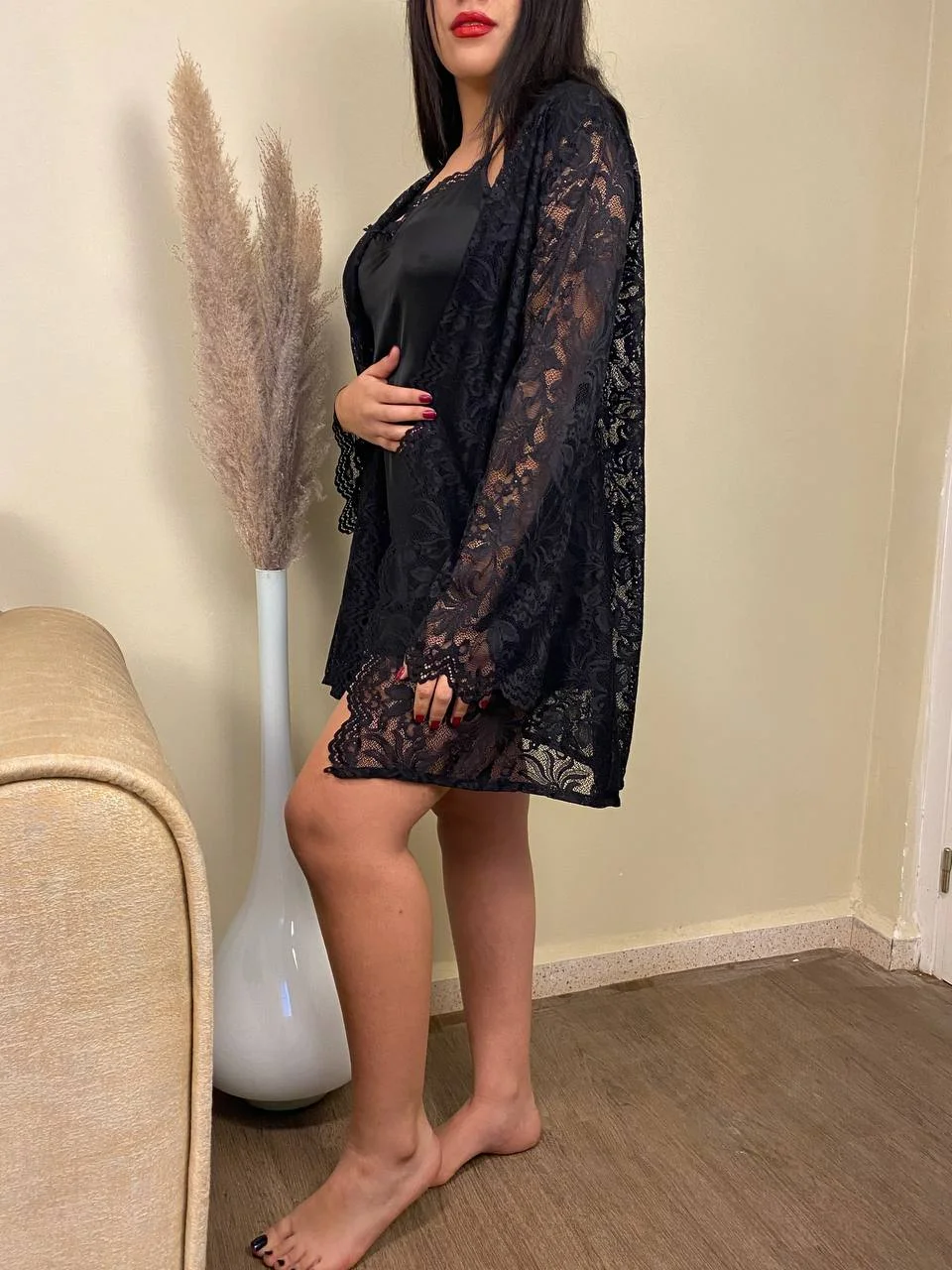 Kimono en Dentelle Raffiné - Moroy Lingerie